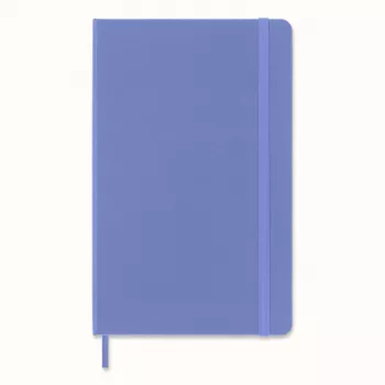 Moleskine Classic Notebook Hard Cover Large A5 Plain Hydrangea Blue
