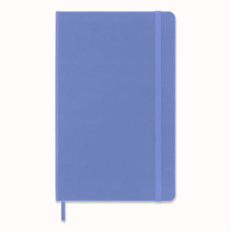 Moleskine Classic Notebook Hard Cover Large A5 Plain Hydrangea Blue