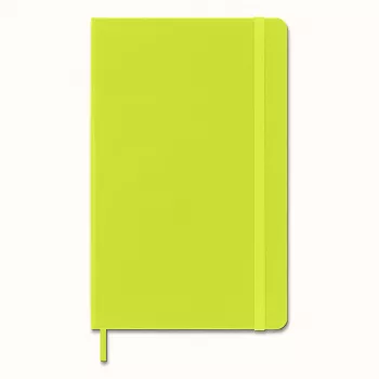 Moleskine Classic Notebook, Hardcover, A5, Ruled, Myrtle Green, 240 Pages