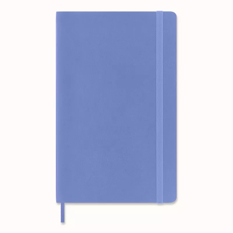 Moleskine Classic Notebook Large A5 Lined Hydrangea Blue Flexible Cover