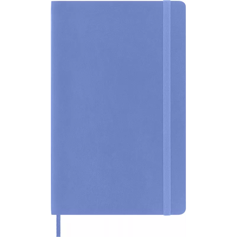 Moleskine Classic Notebook Large A5 Lined Hydrangea Blue Flexible Cover