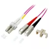 TECHLY Patch Cord Fiber Optic OM4 50/125 µm SC-LC Duplex 3m