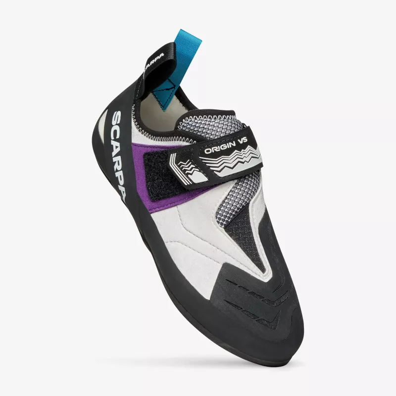 Scarpa Origin VS LV Climbing Shoes - White/Purple - Size 37.5 EU