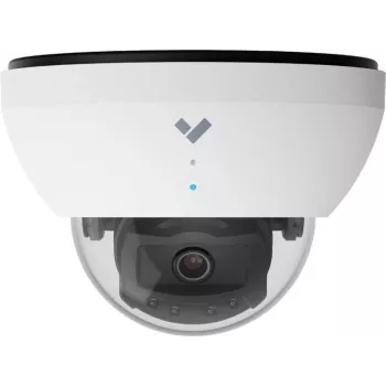 Verkada Dome Series CD42-F tinklinė stebėjimo kamera – vidaus kupolinė, 5 MP, 2688x1944, fiksuotas fokusas, garsas, LAN 10/100