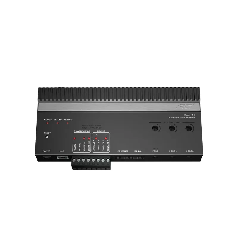 RTI XP-3 valdymo procesorius su RS232, IR, rele ir I/O