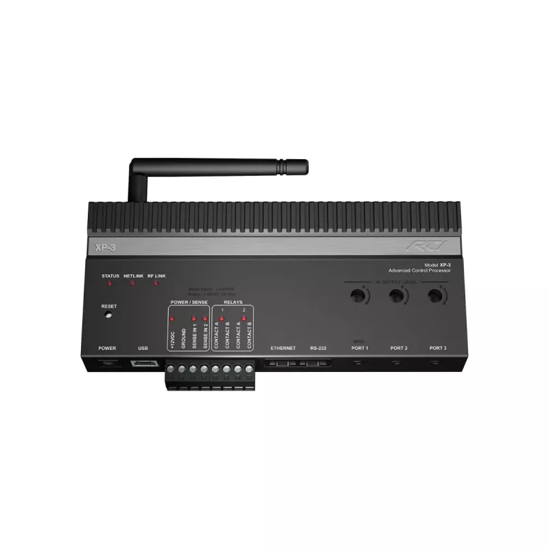 RTI XP-3 valdymo procesorius su RS232, IR, rele ir I/O