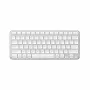 Satechi Slim EX1 Bluetooth klaviatūra trims įrenginiams su Mac/Windows režimo perjungimu (sidabrinė)