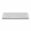 Satechi Slim EX1 Bluetooth klaviatūra trims įrenginiams su Mac/Windows režimo perjungimu (sidabrinė)
