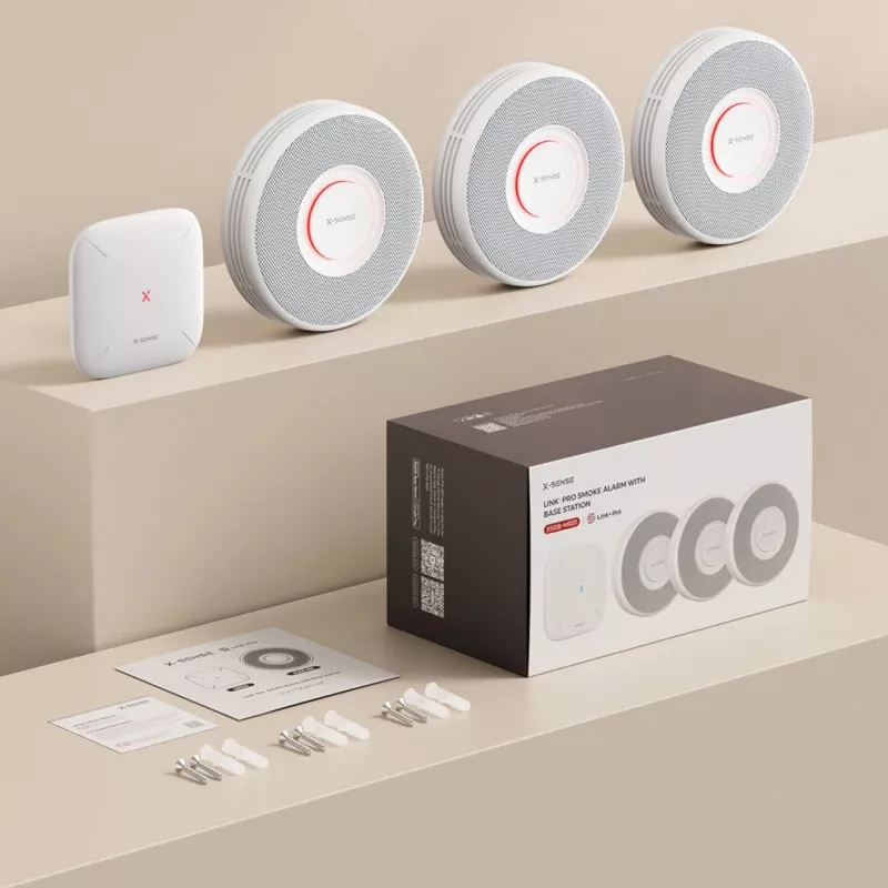 X-Sense XS0B-MR121 12+1 RF Smoke Detector Set with Gateway