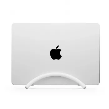 Twelve South BookArc Flex vertikalus nešiojamojo kompiuterio stovas, skirtas MacBook - baltas