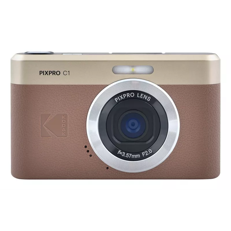 Kodak PixPro C1 skaitmeninis fotoaparatas rudas + 16GB atminties kortelė