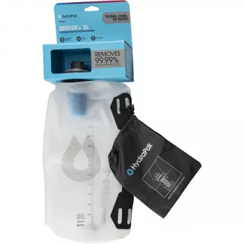 HydraPak Seeker 3L vandens maišas su filtru Skaidrus