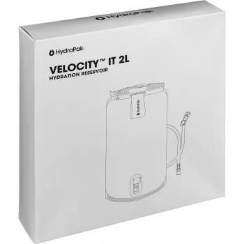 HydraPak Velocity IT 2L vandens rezervuaras - skaidrus