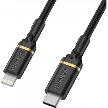 OtterBox Standard USB-C to Lightning kabelis 1m Black Shimmer MFi sertifikuotas 60W PD