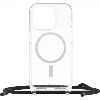 OtterBox React Series Dėklas, skirtas Apple iPhone 15 Pro – Stardust Clear Glitter, suderinamas su MagSafe