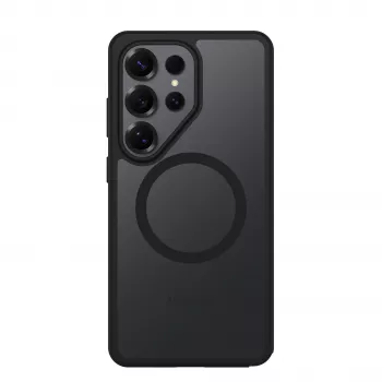 OtterBox React Series iPhone 14 Pro Max dėklas – Black Crystal (permatomas/juodas)