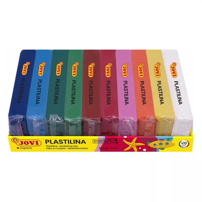JOVI Plastilina Modelino molio rinkinys 10 spalvų po 150 g