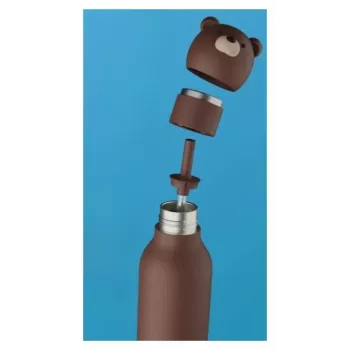 Asobu Bestie Brown Bear 460 ml vaikiškas termosas