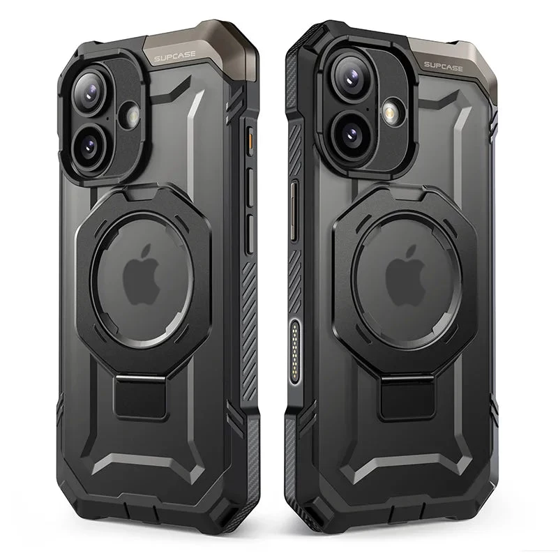 Supcase UB Grip Mag MagSafe dėklas, skirtas iPhone 17, juodas