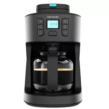 Cecotec Coffee 66 Grind & Drop Kavos Virimo Aparatas su Kūgine Girnosele, 1.2 L, 900 W, Juodas