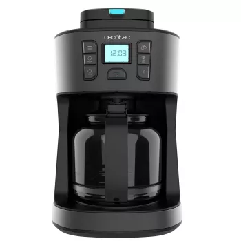 Cecotec Coffee 66 Grind & Drop Kavos Virimo Aparatas su Kūgine Girnosele, 1.2 L, 900 W, Juodas