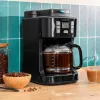 Cecotec Coffee 66 Grind & Drop Kavos Virimo Aparatas su Kūgine Girnosele, 1.2 L, 900 W, Juodas