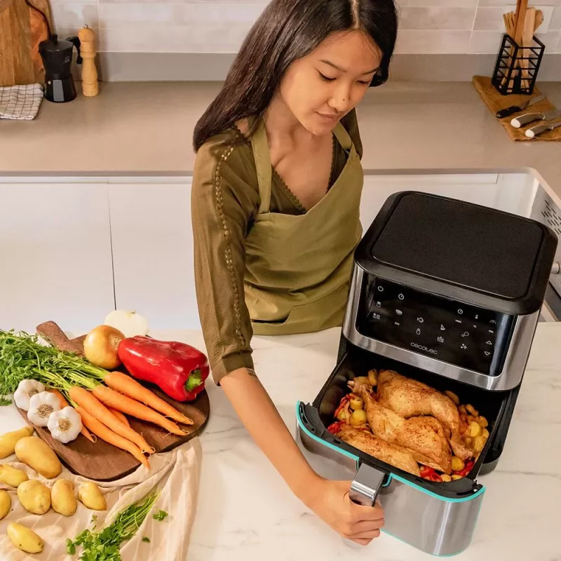 Cecotec Cecofry Supreme 8000 orkaitė su oro cirkuliacija, sidabrinė