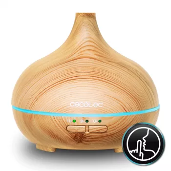 Cecotec Pure Aroma 150 Yang Ultragarsinis Aromadifuzorius, 150 ml, 7 spalvų LED, medžio efektas