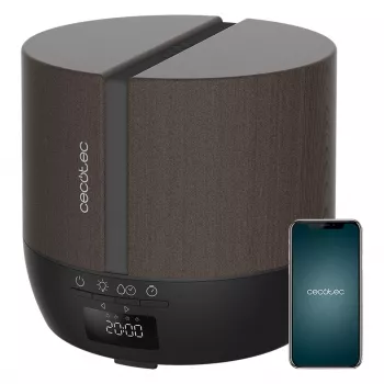 Cecotec Pure Aroma 550 Connected Black Woody ultragarsinis drėkintuvas ir aromadifuzorius