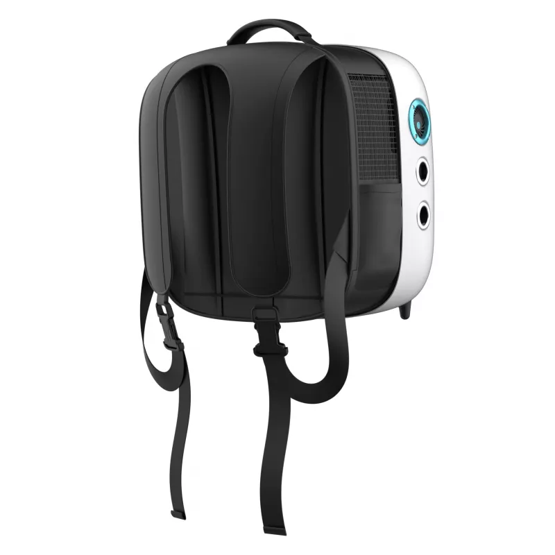 Cecotec Pumba 1800 Travel Fan Pet Carrier - Grey/Black