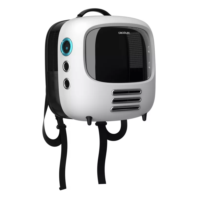 Cecotec Pumba 1800 Travel Fan Pet Carrier - Grey/Black