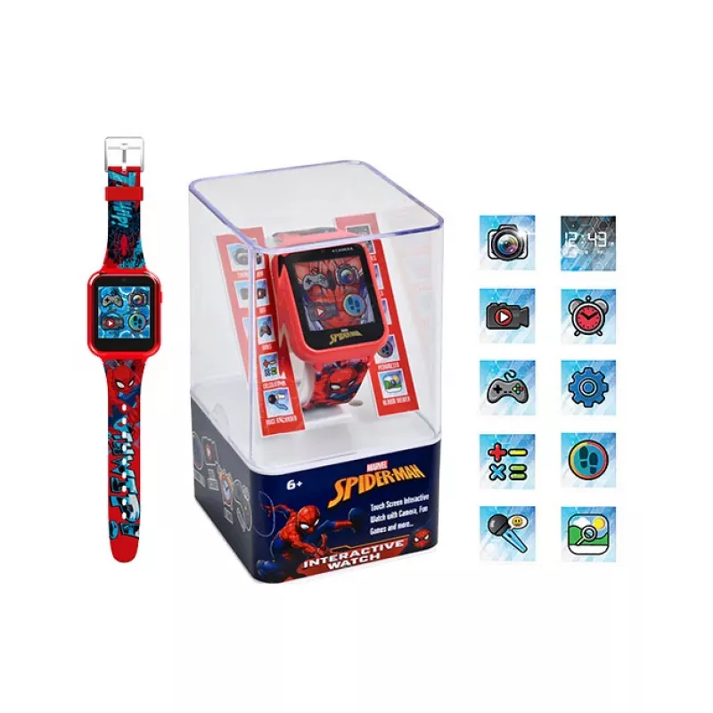 KIDS Spider-Man Electronic LCD Watch for Children with Games and Camera SPD4588J