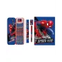 KIDS 11-in-1 Spider-Man mokyklinis raštinės reikmenų rinkinys su penaline, spalvotais pieštukais, A5 sąsiuviniu ir kt.