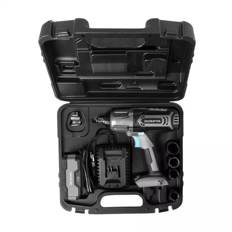 Cecotec Cecoraptor Perfect Impact 4020 Ultra belaidinis smūginis veržliaraktis 20V 4.0Ah 2 baterijos