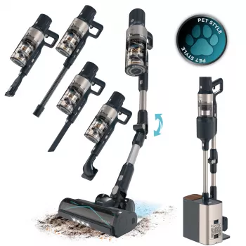 Cecotec Conga Rockstar 5500 Hurricane Station Pet Flex belaidis dulkių siurblys