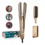 Cecotec AirLisse 2in1 ForceDry Duo plaukų tiesintuvas ir džiovintuvas, juodas/rožinis auksas