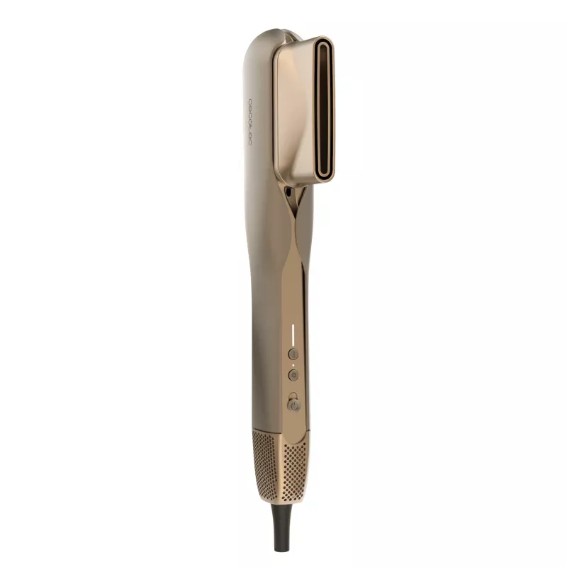 Cecotec AirLisse 2in1 ForceDry Duo plaukų tiesintuvas ir džiovintuvas, juodas/rožinis auksas