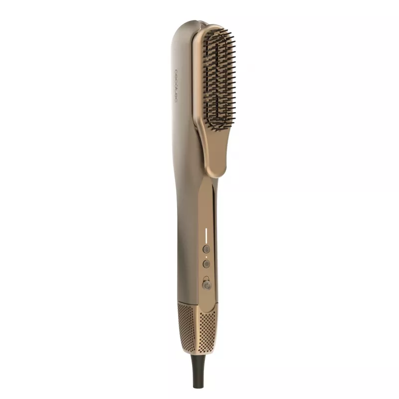 Cecotec AirLisse 2in1 ForceDry Duo plaukų tiesintuvas ir džiovintuvas, juodas/rožinis auksas