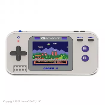 dreamGEAR My Arcade Gamer V Classic Delninė Žaidimų Konsolė su 220 Žaidimų Pilka Violetinė