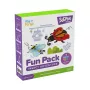 myFirst 3dPen Make Filaments Fun Pack Insect Adventure - kūrybinis rinkinys 3D rašikliui: 5 šablonai, 17 PCL gijų (34 m), atgal traukiamas automobilio modulis, termoplastinis lakštas