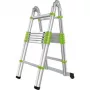 FIELDMANN Teleskopinės kopėčios FZZ 4006 – 3,8 m, 13 laiptelių, 150 kg talpa, aliuminio lydinys