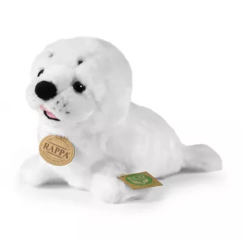 Rappa Realistic Plush Seal White 25 cm Eco-Friendly