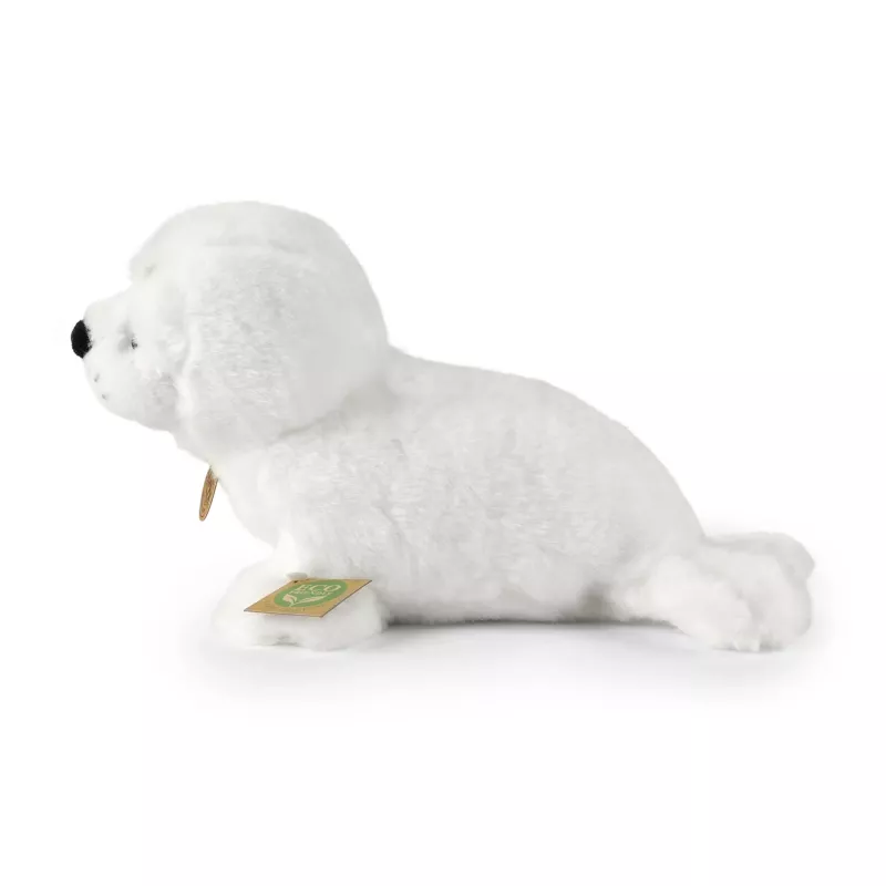 Rappa Realistic Plush Seal White 25 cm Eco-Friendly