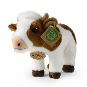 Rappa Realistic Cow Plush Toy 23 cm Eco-Friendly