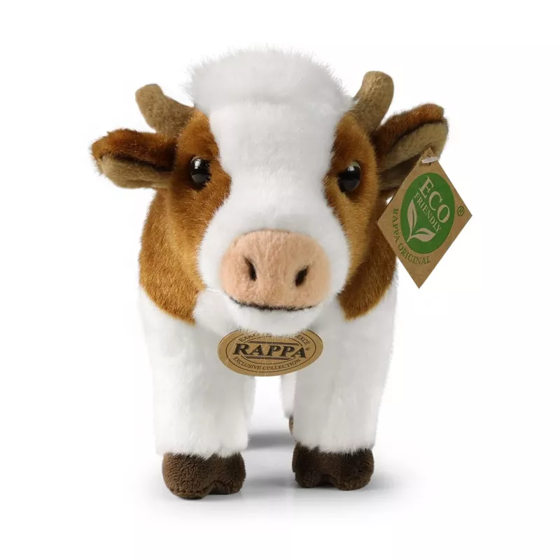Rappa Realistic Cow Plush Toy 23 cm Eco-Friendly