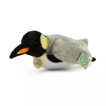 Rappa Eco-Friendly Realistic Plush Penguin Lying 28 cm