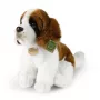 Rappa Eco-Friendly St. Bernard Dog Plush Toy, Sitting, 30 cm, Brown/White/Black