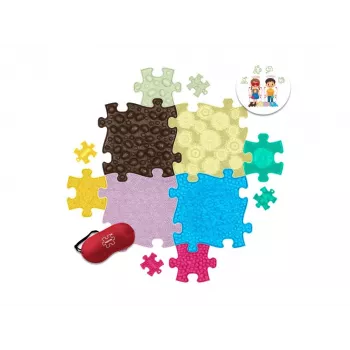 Muffik Orthopedic Sensory Mat Set 13-in-1 Tactical Game Puzzle MFK-070