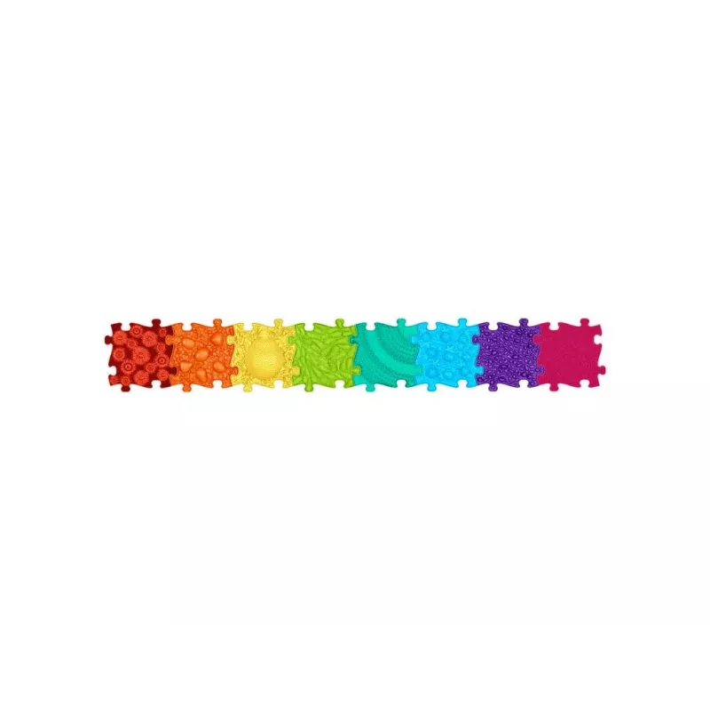 Muffik Orthopedic Sensory Mat Set 8-in-1 Rainbow 8 Puzzle Mats Sensory Muffik / Rainbow / MFK-079