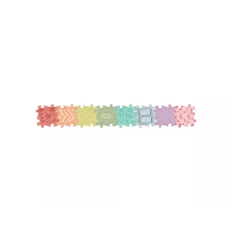 Muffik Orthopedic Sensory Mat Set 8-in-1 Rainbow 8 Puzzle Pieces Sensory Play Mat MFK-106
